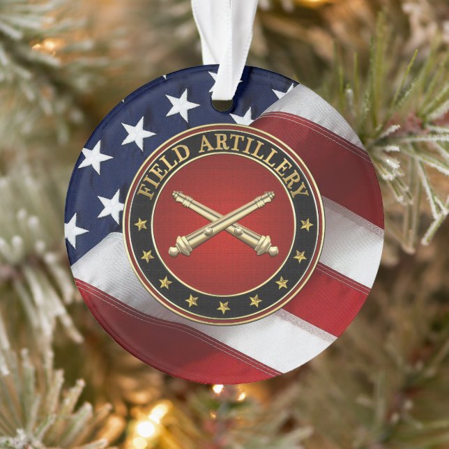 Field Artillery Branch Insignia Special Edition Ornament (Baum)