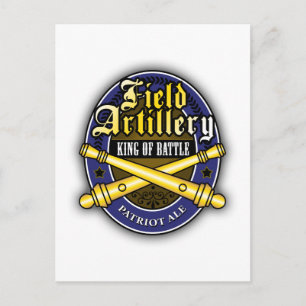 Field Artillery Patriot Postkarte