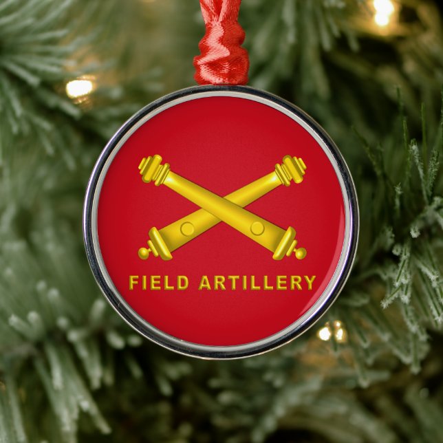 FIELD ARTILLERY Weihnachten Ornament Aus Metall (Baum)