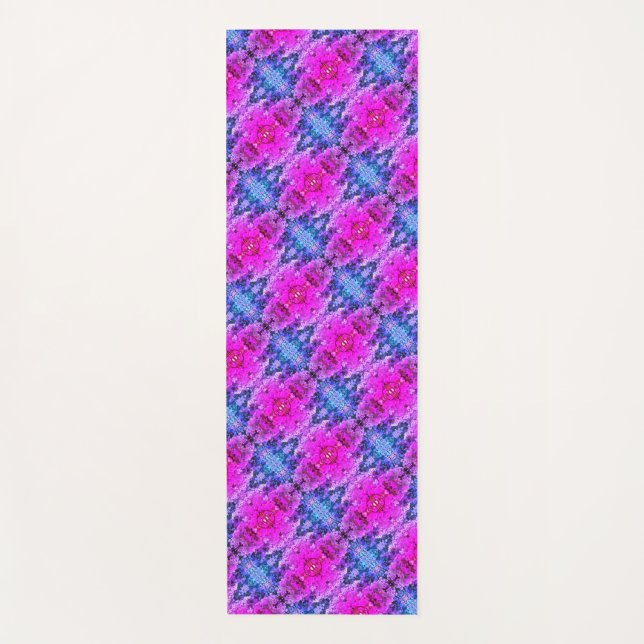 Field Blume Miami Ikat Yogamatte (Vorderseite)
