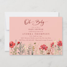 Field Blume Red Wildblumen Oh Baby Shooter