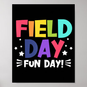 Field Day 2022 Field Trip Fun Day Boys Girls Stude Poster