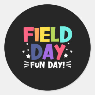 Field Day 2022 Field Trip Fun Day Boys Girls Stude Runder Aufkleber