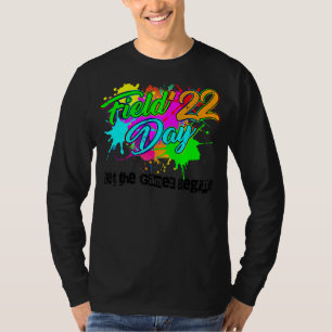 Field Day 2022 Lass The Games Begin Kids Boys Girl T-Shirt