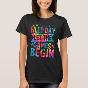 Field Day 2022 Lass The Games Begin Kids Girls Boy T-Shirt