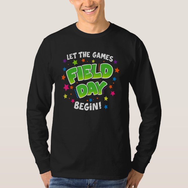 Field Day 2022 Let The Games Begin    Field Day T-Shirt (Vorderseite)