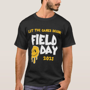 Field Day 2023 Lass Die Spiele Beginnen Kinder Bo  T-Shirt