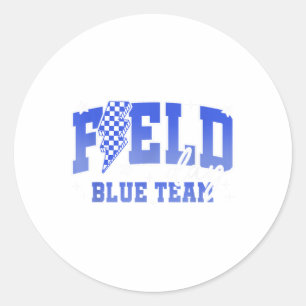 Field Day 2025 Blue Team Field Trip Color Team Tea Runder Aufkleber