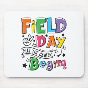 Field Day 2025 Lass The Games Begin Teachers Kids Mousepad