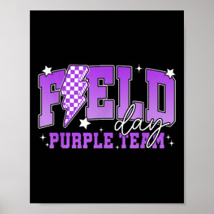 Field Day 2025 Lila Team Field Trip Color Team T Poster