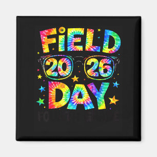 Field Day 2026 4. Klasse Tie Dye Lehrer Kinder Magnet