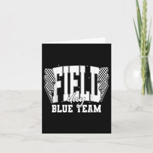 Field Day Blue Team Color War Camp Team Game Compe Karte
