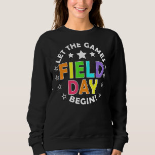 Field Day Lass The Games Begin Kids Boys Girls Tea Sweatshirt