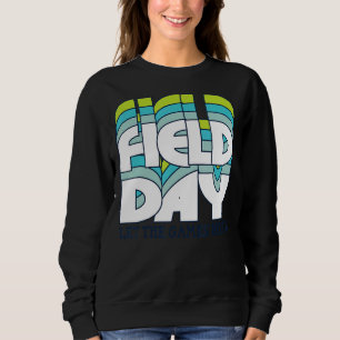 Field Day Lass The Games Begin Kids Boys Girls Tea Sweatshirt