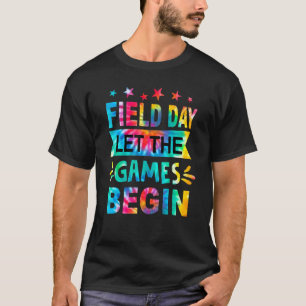 Field Day Lass The Games Begin Kids Boys Girls Tea T-Shirt