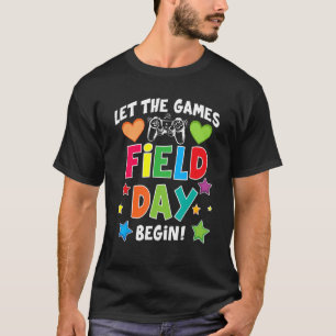 Field Day Lass The Games Begin Kids Boys Girls Tea T-Shirt
