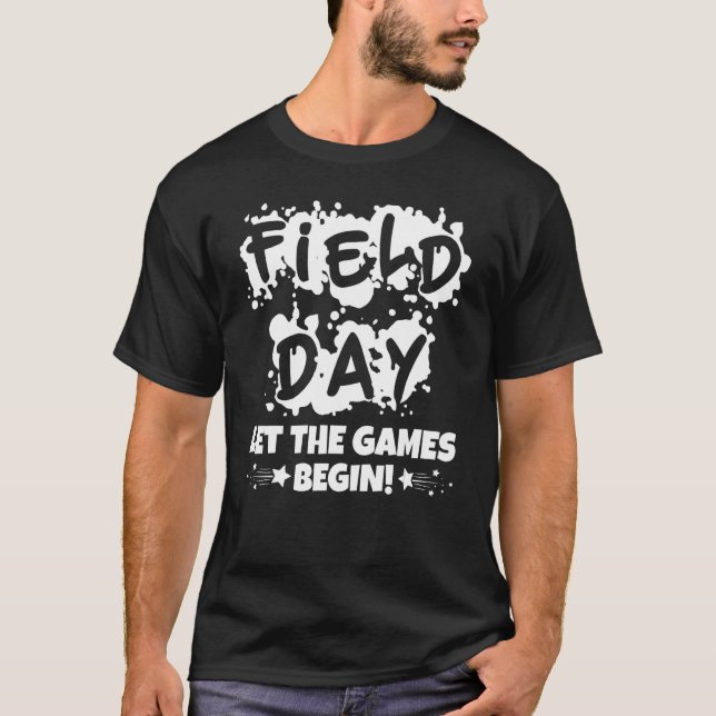 Field Day Lass The Games Begin Kids Boys Girls Tea T-Shirt (Vorderseite)