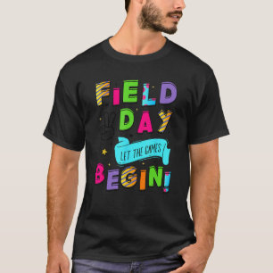 Field Day Lass the Games Begin Youth Kids Boys Gir T-Shirt