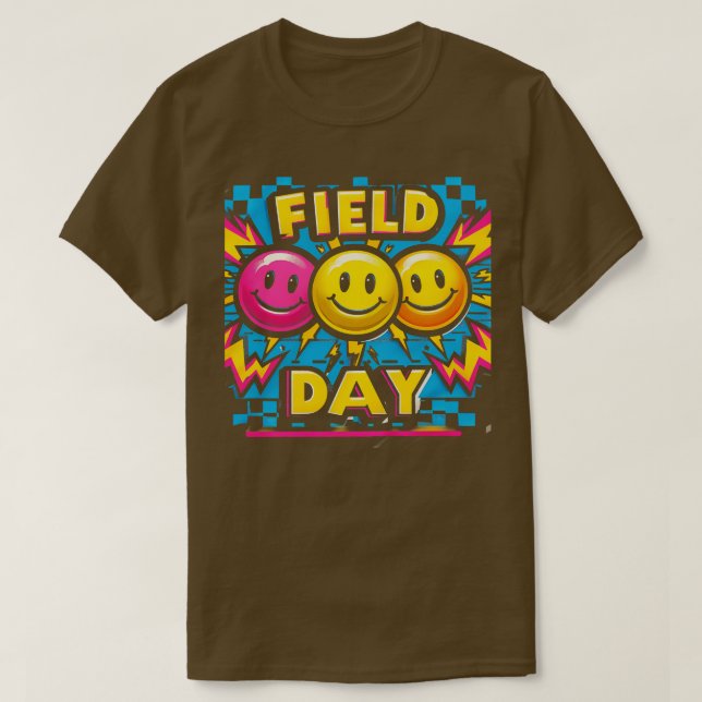 Field Day School Aktivitäten in der Schule Game Da T-Shirt (Design vorne)
