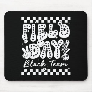 Field Day Schwarz-Team-Farbenspiel-Wettbewerb Männ Mousepad