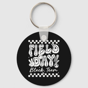 Field Day Schwarz-Team-Farbenspiel-Wettbewerb Männ Schlüsselanhänger