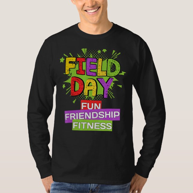 Field Day Teachers Fun Field Day Games für Erwachs T-Shirt (Vorderseite)