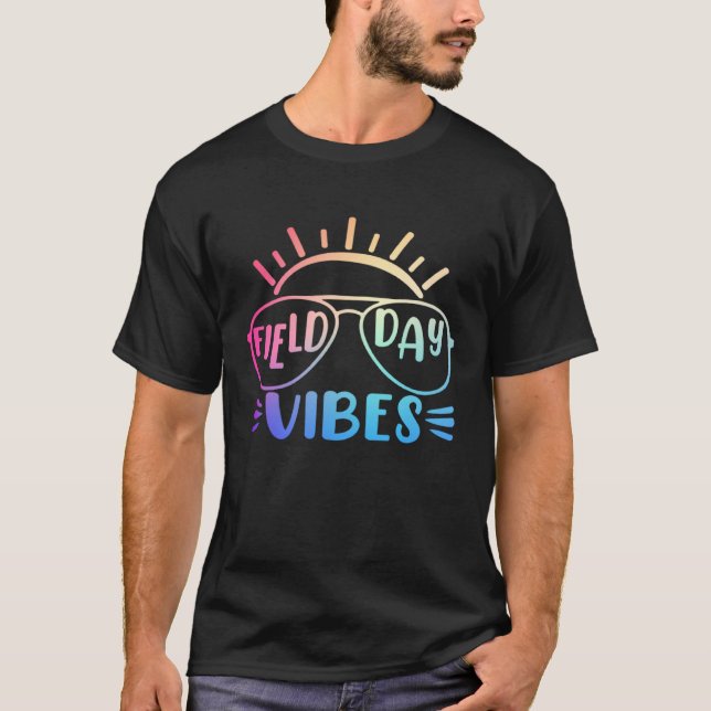 Field Day Vibes Funny For Teacher Boys Field Day 2 T-Shirt (Vorderseite)