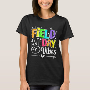 Field Day Vibes Funny für Lehrer Kinder glückliche T-Shirt