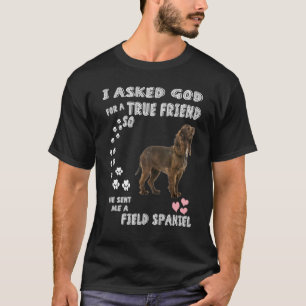 Field Dog Zitat Mama Vater Kostüm Niedlich Field S T-Shirt