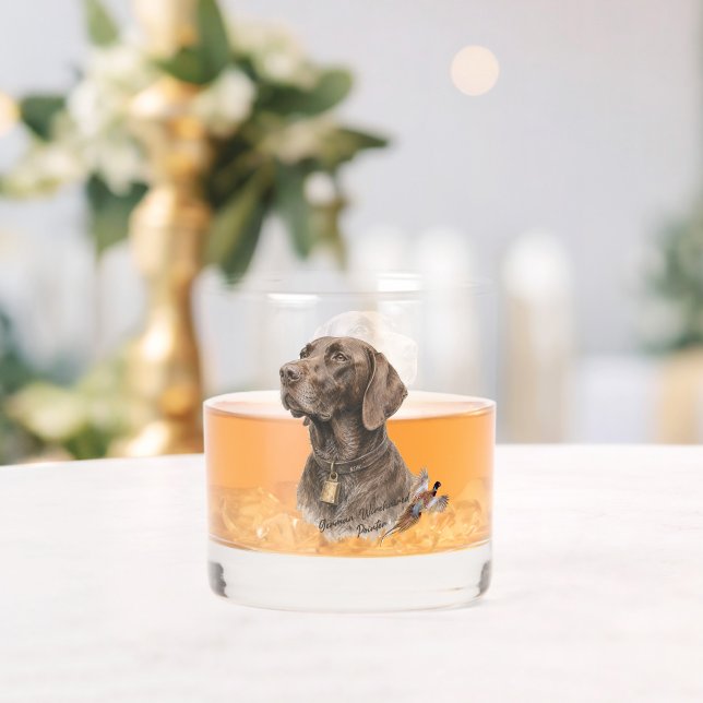 Field & Feather – Deutsch Kurzhaar mit  Whiskyglas (Insitu (Hochzeit))