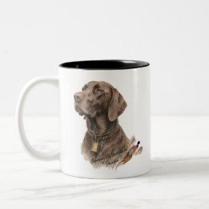 Field & Feather – Deutsch Kurzhaar mit Zweifarbige Tasse