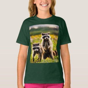 Field Friends - T - Shirt der spielerischen Raccoo