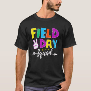 Field Fun Day Squad School Trip Vibes Boys Girls T T-Shirt