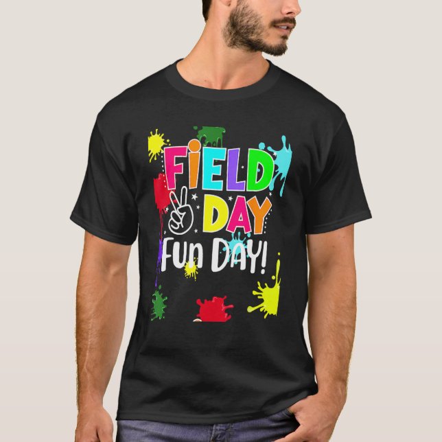 Field Fun Day Squad School Trip Vibes Boys Girls T T-Shirt (Vorderseite)