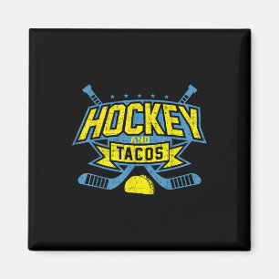 Field Hockey And Tacos Fan League Eishockeyspieler Magnet