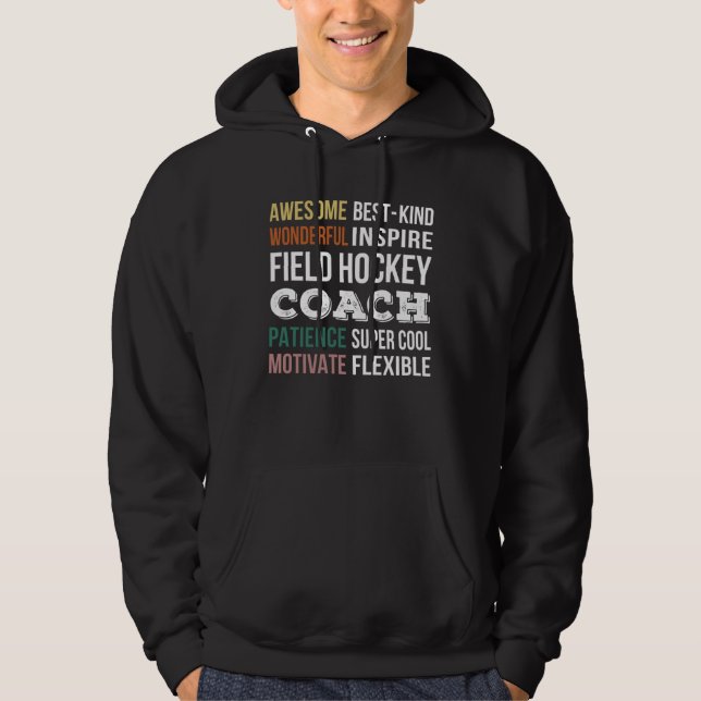 Field Hockey Coach  Appreciation Hoodie (Vorderseite)