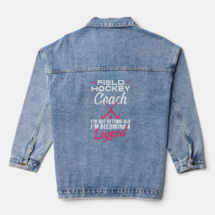 Field Hockey Coach Hockey Coach Hockey Coach Ich b Jeansjacke