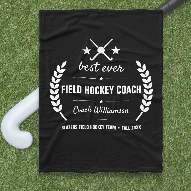 Field Hockey Coach Team Vielen Dank für Ihr Gesche Fleecedecke (Von Creator hochgeladen)