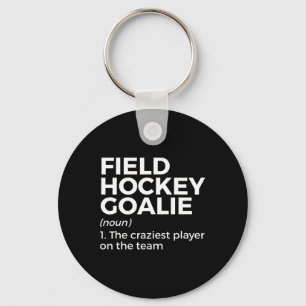 Field Hockey Goalie Definition Männer Frauen Schlüsselanhänger