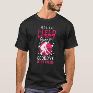Field Hockey Hallo Hockey Saison Goodbye Boy T-Shirt