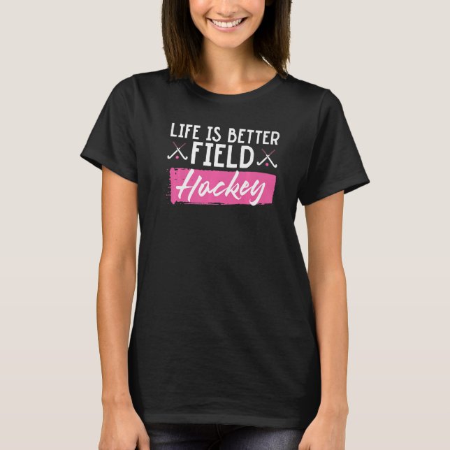 Field Hockey Heart Hockey T-Shirt (Vorderseite)