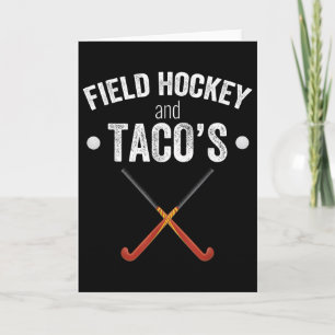 Field Hockey Lustiger Slogan Pun Geschenk - Field  Karte