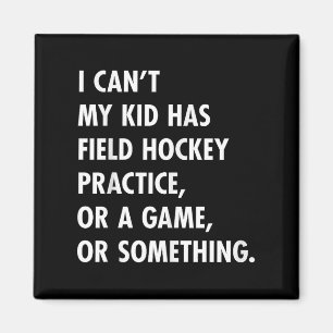 Field Hockey Mama and Vater Practice Game Design Magnet