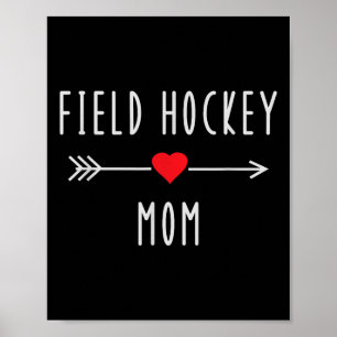 Field Hockey Mama Lustiges Field Hockey Geschenk f Poster