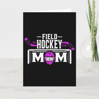 Field Hockey Mom Shirt für Frauen Muttertag  Karte