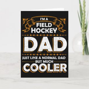Field-Hockey-Vater-Geschenk Field-Hockey-Vater-Spi Karte