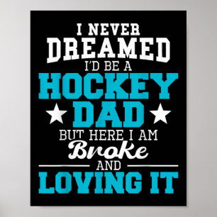Field Hockey Vater - Lustiger Field Hockey Spieler Poster