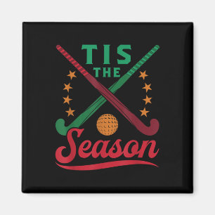Field Hockey Weihnachten Die Zeit Ist Da Spieler U Magnet