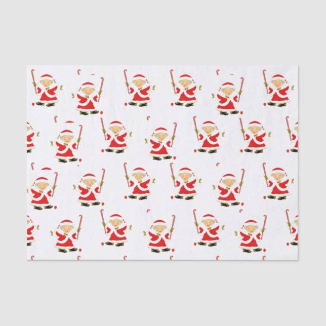 Field Hockey Weihnachtsgeschenk Seidenpapier (Vorderseite)