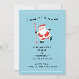 Field Hockey Weihnachtskarten